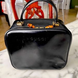 Gucci bag with Iconic bamboo pulls. Lining has been replaced. Priced to sell.